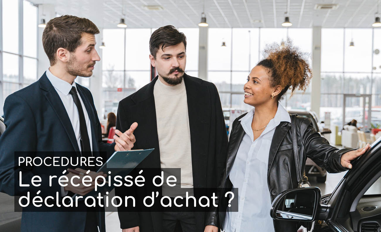 Le récépissé de déclaration d’achat Carte Grise en ligne