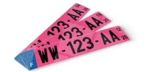 Plaque WW rose provisoire