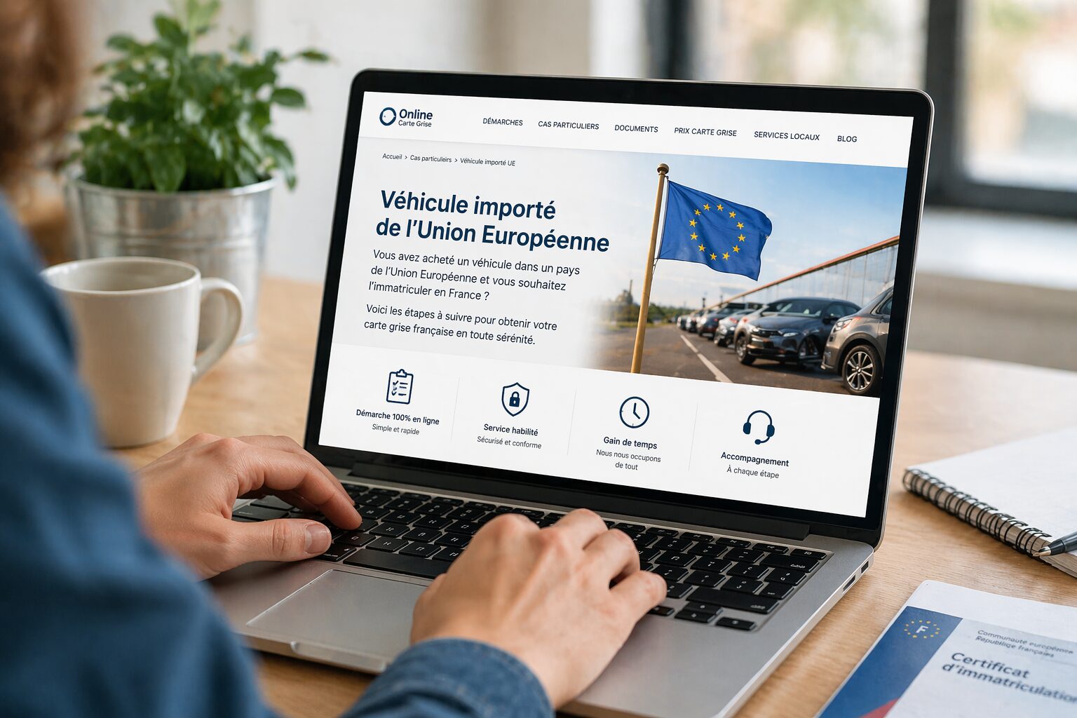 Carte grise véhicule importé UE