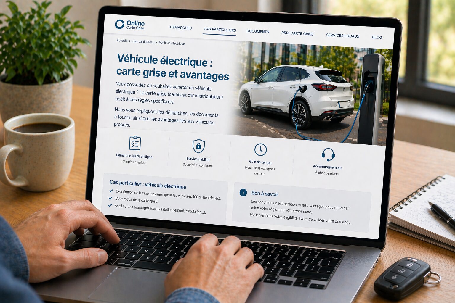 Carte grise véhicule électrique