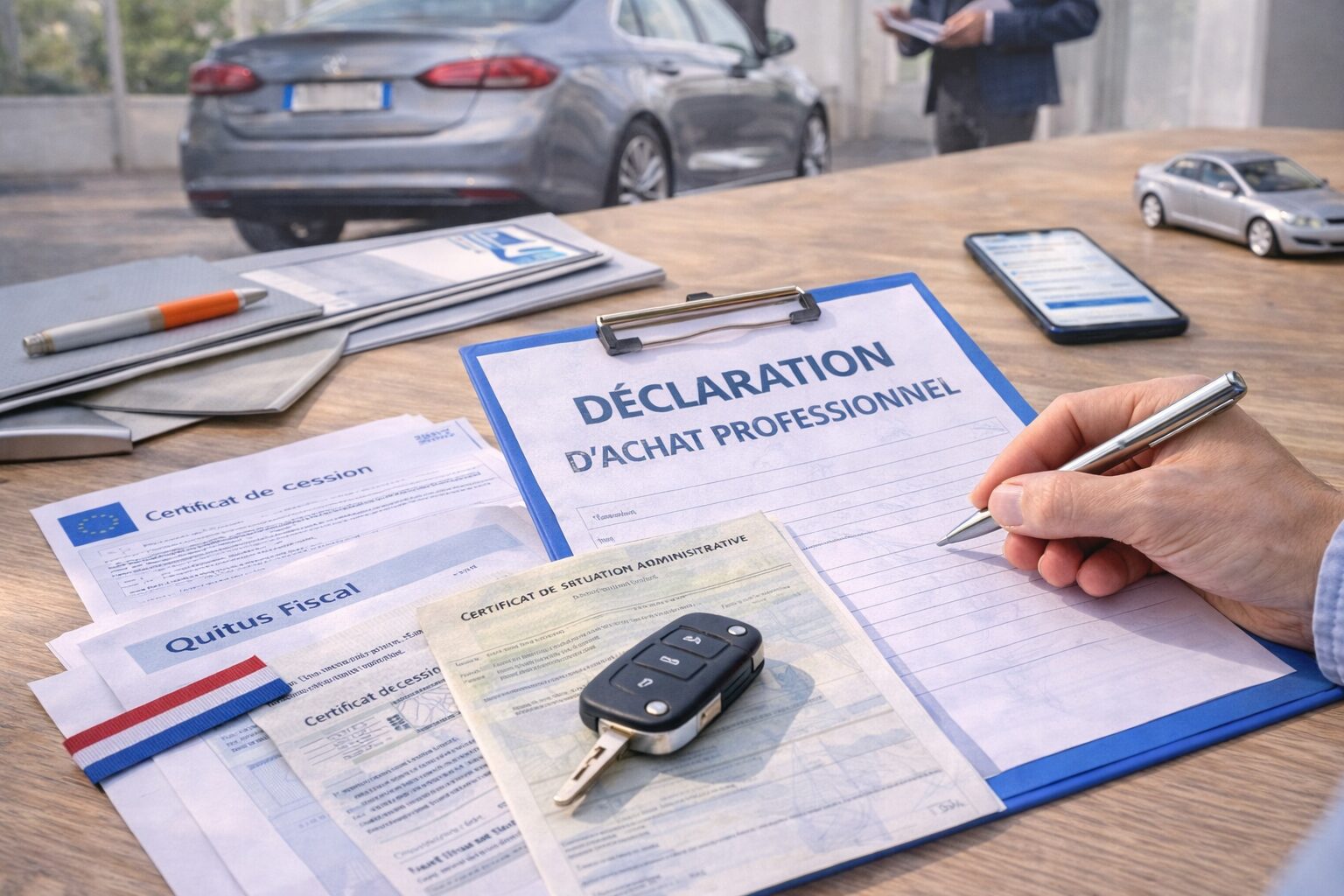 Déclaration d'achat professionnel