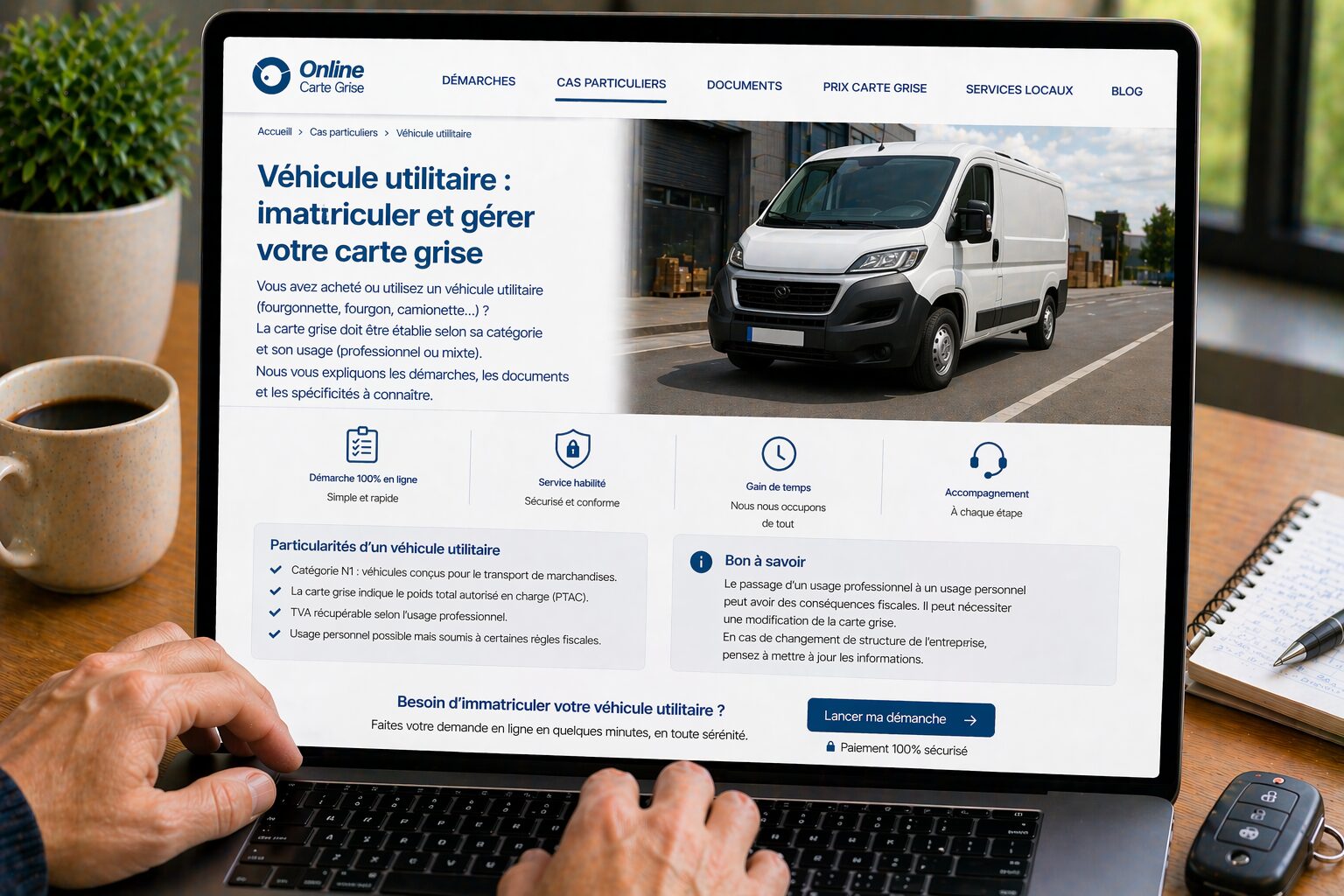 Carte grise véhicule utilitaire