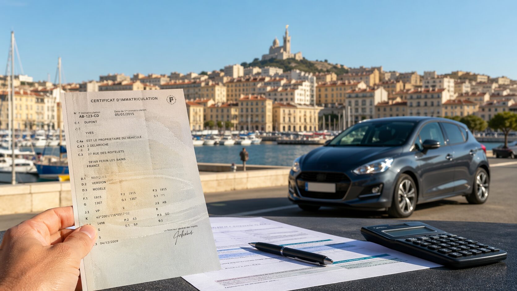 Prix carte grise Provence-Alpes-Côte d'Azur